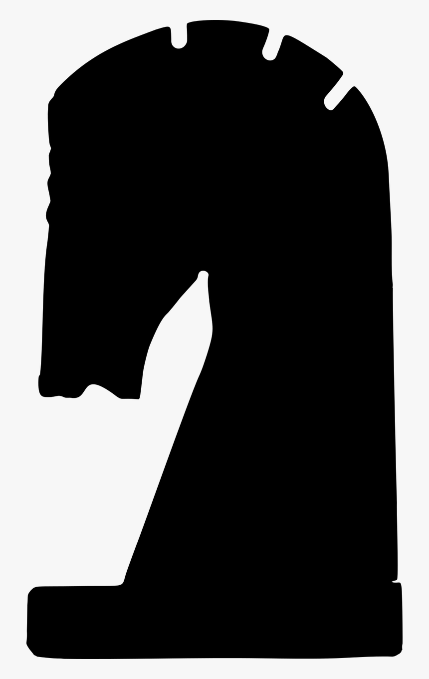 Cavalier Blanc À Imprimer Échec, HD Png Download