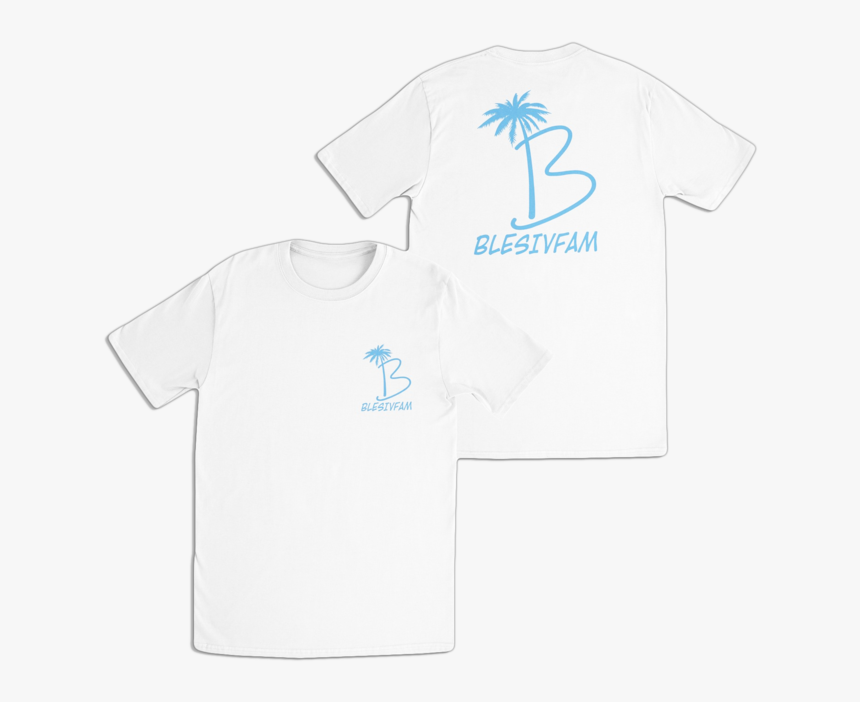 Fam Palm White T-shirt - Active Shirt, HD Png Download
