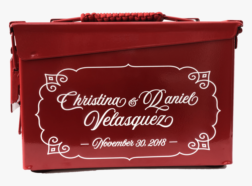 Custom Ammo Can Personalized Wedding Gift - Calligraphy, HD Png Download