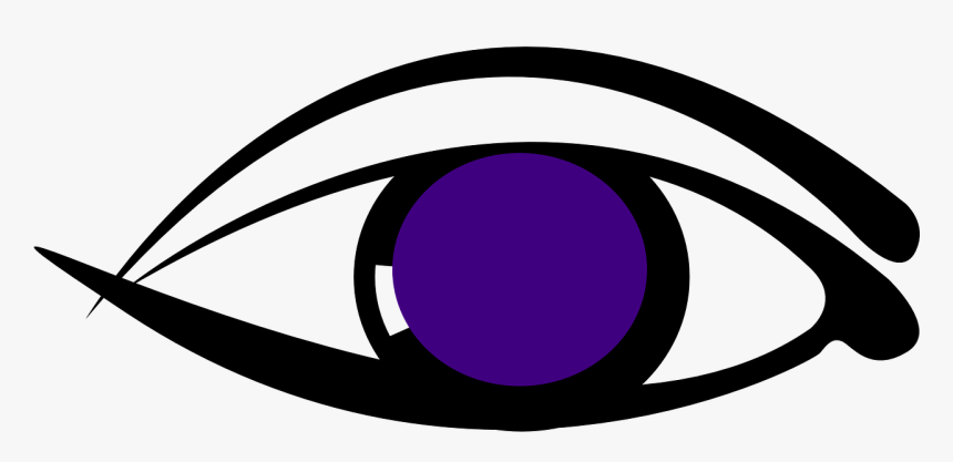 Eye, Puprle, Design, Eyelid, Watch, See, Know - Eye, HD Png Download