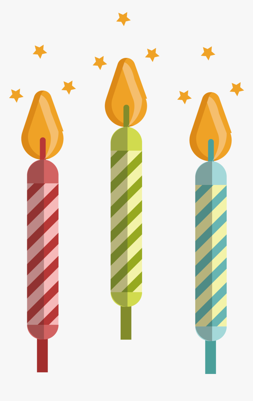 Drawn Candle Hand Holding - Clip Art, HD Png Download