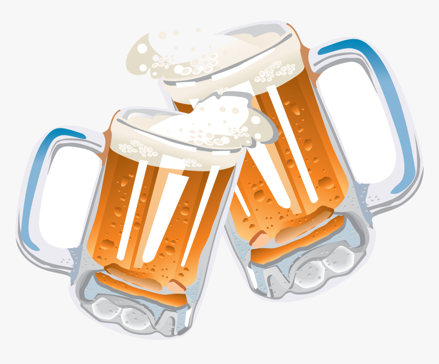 Beer Clip Art Free Clipart Images Transparent Png - Transparent Background Beer Mugs Clip Art, Png Download