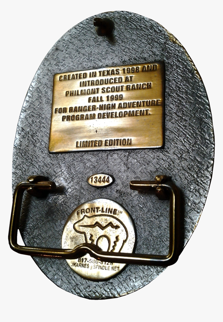 Powder Horn , Belt Buckle, Back Eagle Scout Belt Buckle, HD Png