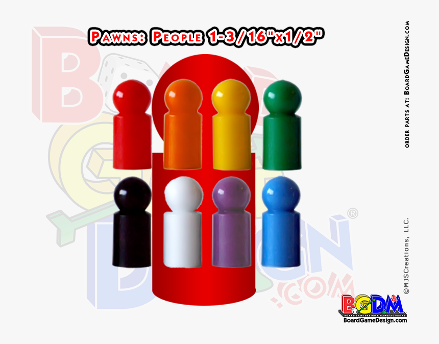Pawns People Shaped, Player Pieces, Movers - Game Board Players Pieces, HD Png Download