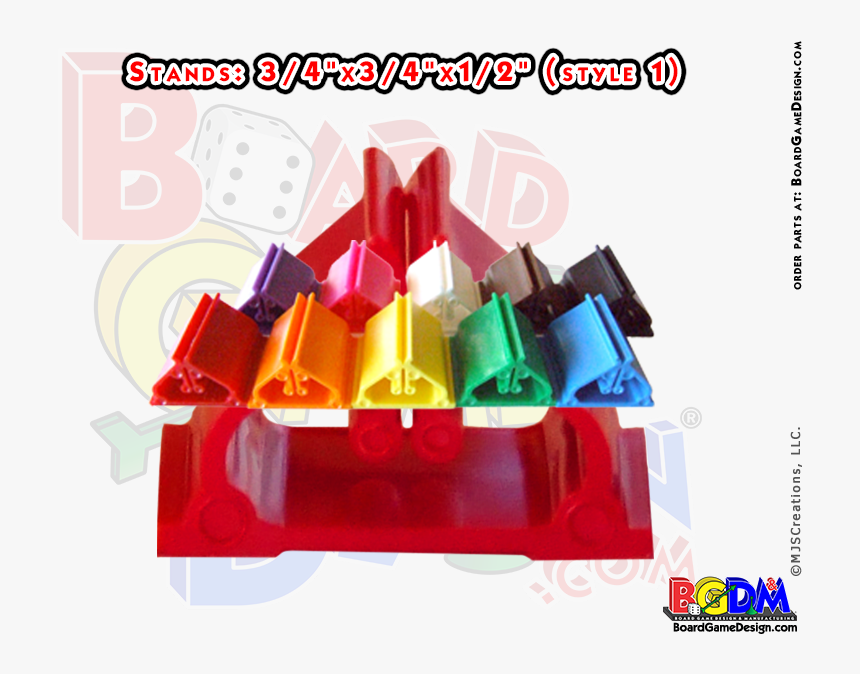 Player Piece Plastic Stands, Card Stands - Card Stands, HD Png Download