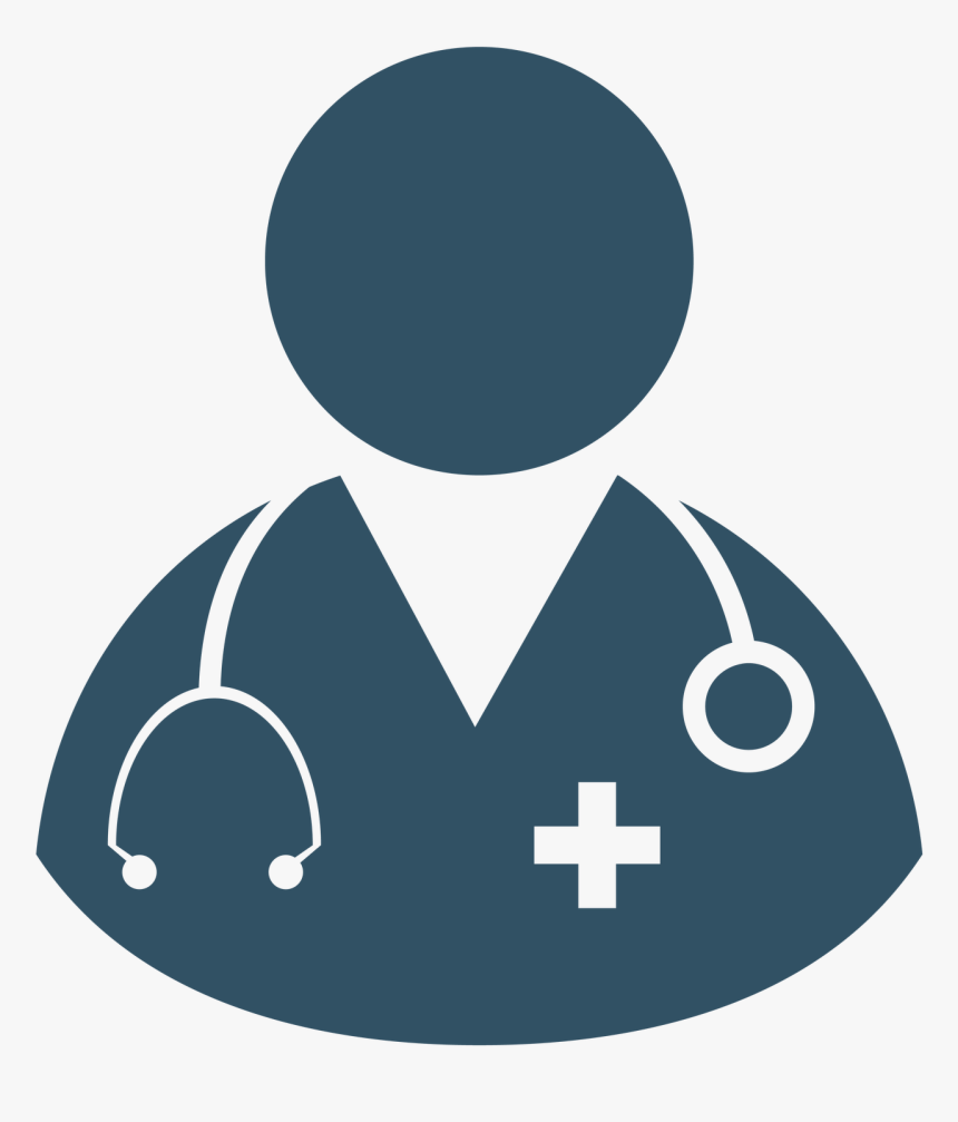 Blue Veterinarian Icon - Doctor Clipart Black And White, HD Png Download