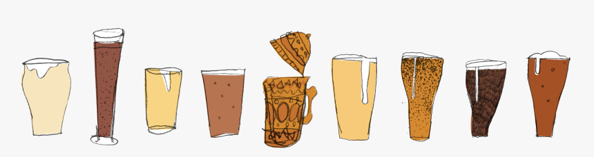 Bushwick Brewing Tour - Beer Drawing On Transparent, HD Png Download