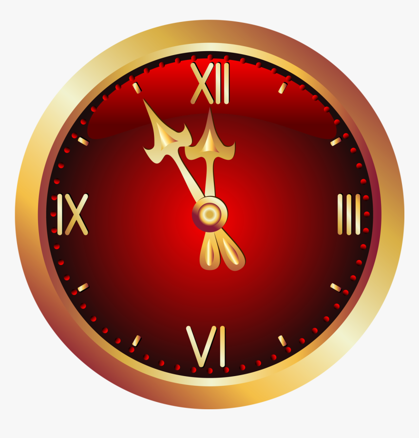 Download Clock Png Transparent Picture - Новогодние Часы Пнг, Png Download