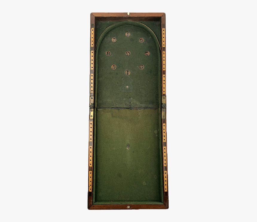 Antique Victorian Mahogany Folding Bagatelle Game Board - Home Door, HD Png Download