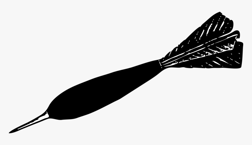 Com Dart Png Pluspn - Dart Black And White, Transparent Png