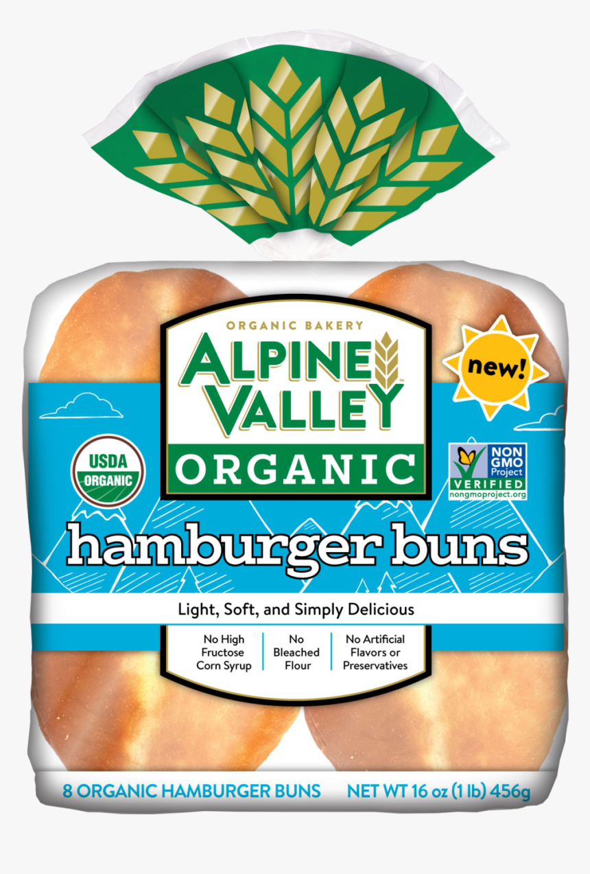 Alpine Valley Bread - Bun, HD Png Download