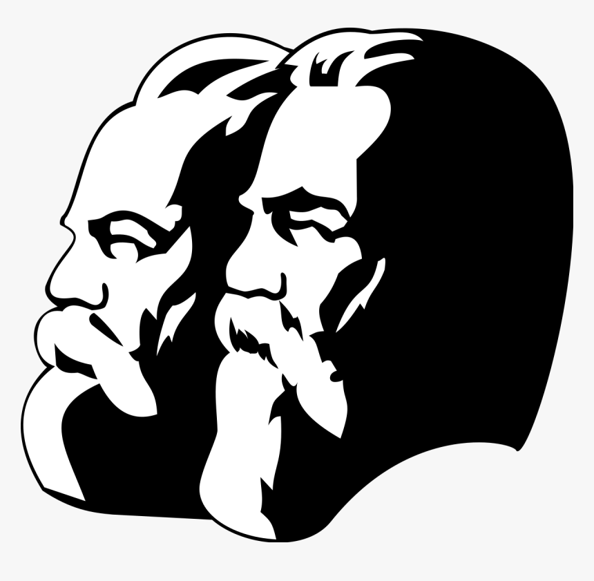 Karl Marx Engels Png, Transparent Png