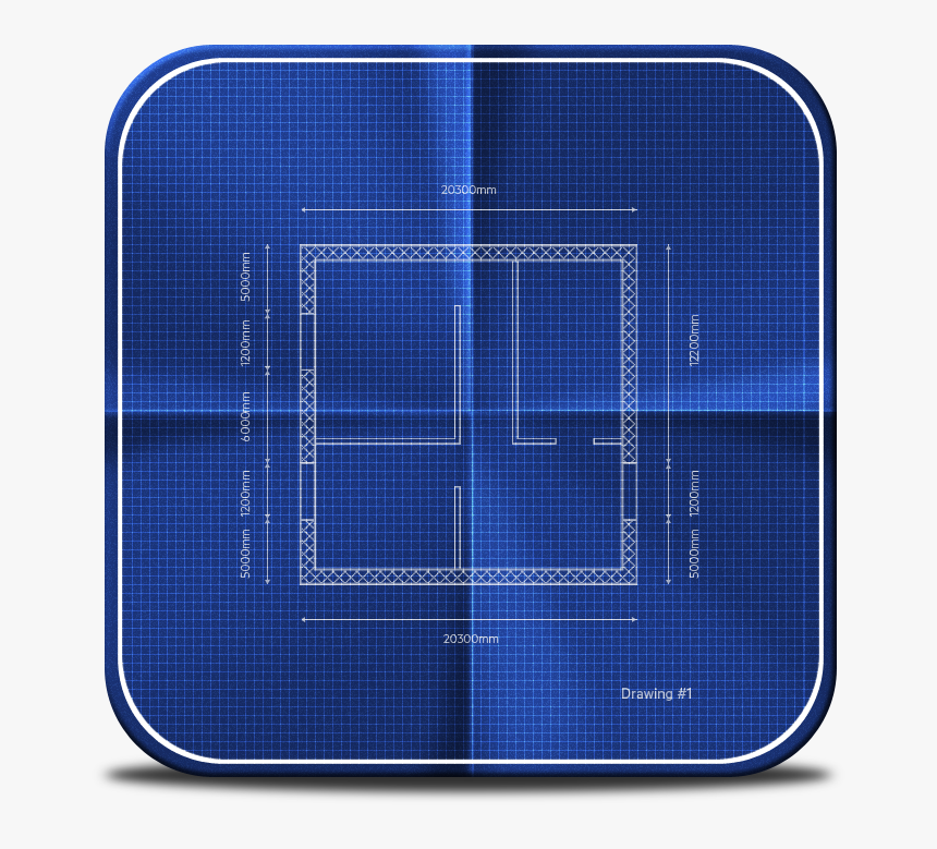 Blueprint Icon - Serving Tray, HD Png Download