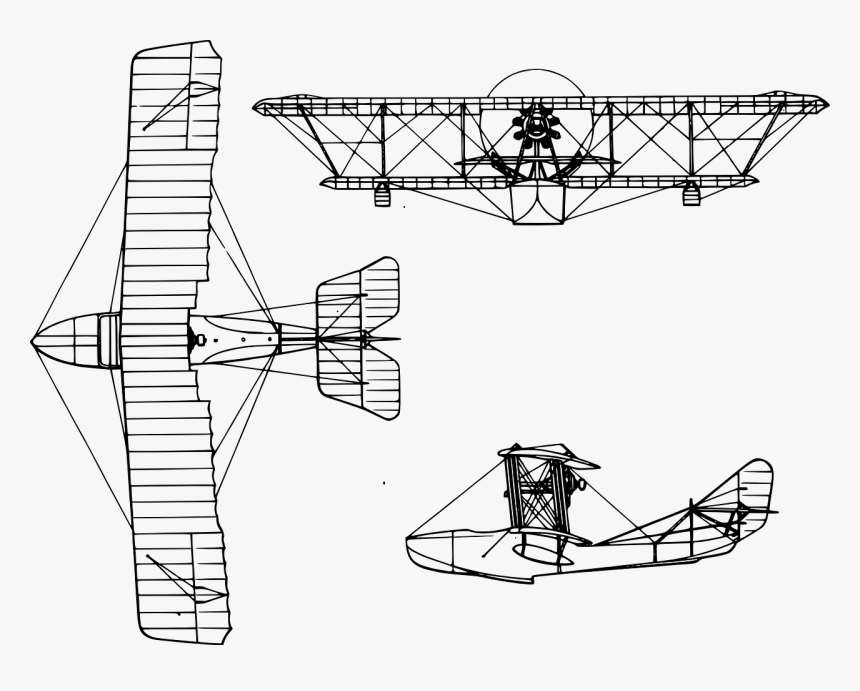Aircraft Blueprints Transparent, HD Png Download