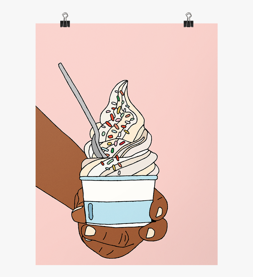 Illos Clippy-icecream - Frozen Yogurt, HD Png Download