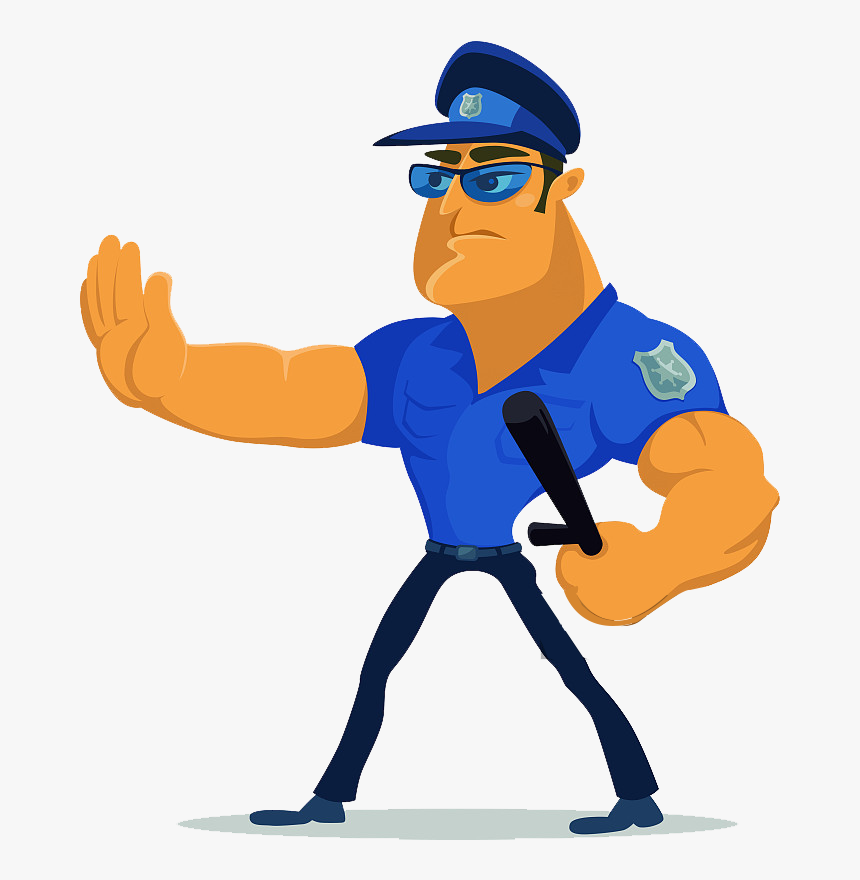Policeman Clipart Security Guy - Diary Of A Wimpy Foxy, HD Png Download