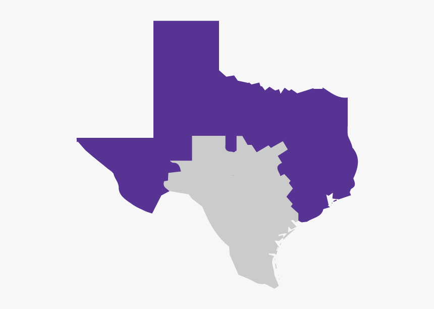 Eftx Service Area Map - Dallas Png Map, Transparent Png