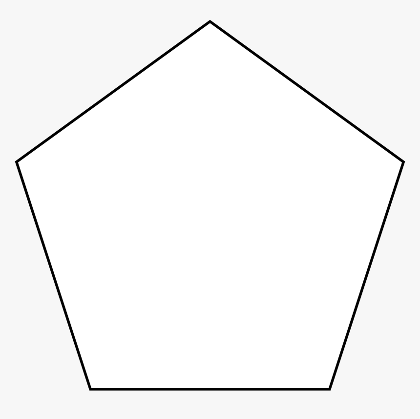 Pentagon Clipart Black And White, HD Png Download , Transparent Png