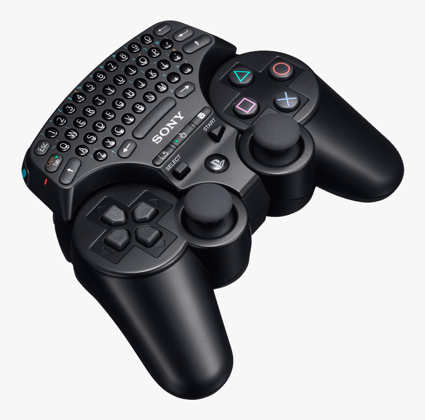 Ps3 Controller With Keyboard, HD Png Download