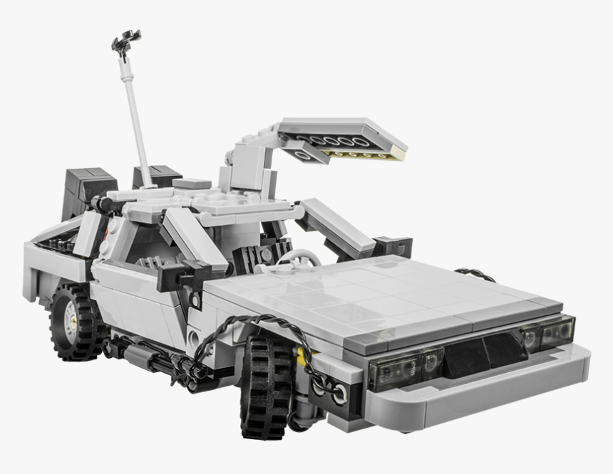 Lego Delorean Time Machine , Png Download - Lego Delorean Png, Transparent Png