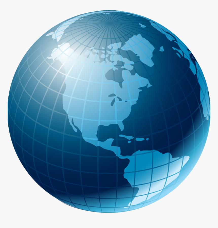 Transparent Background Black And White Globe, HD Png Download