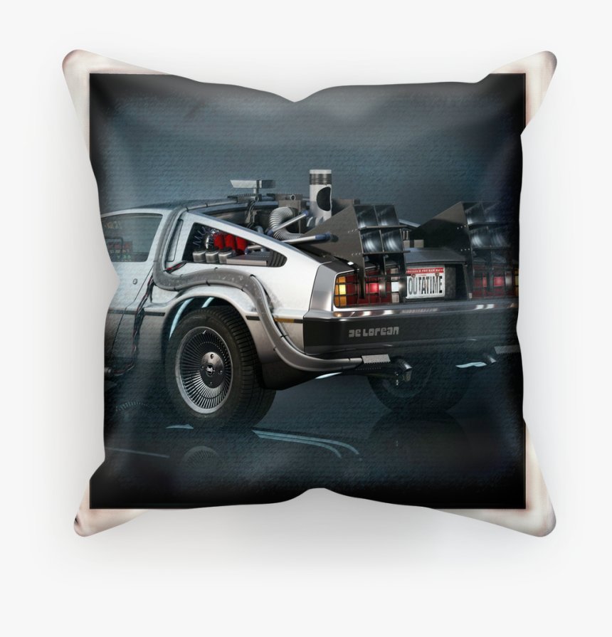 Delorean ﻿sublimation Cushion Cover - Dmc Back To The Future Car, HD Png Download