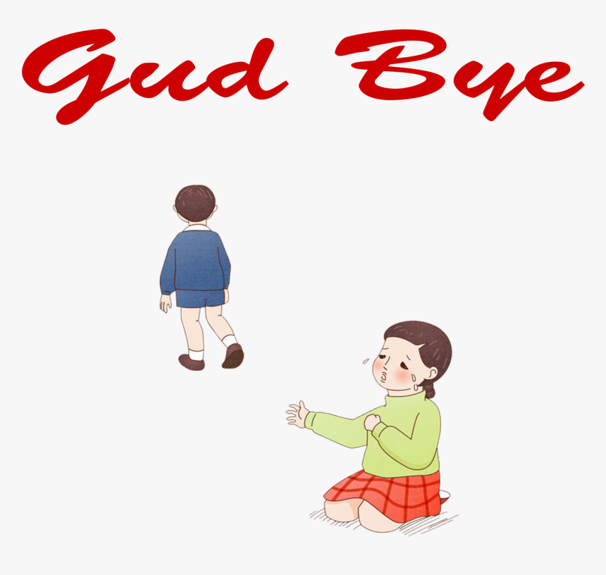Gud Bye Png Photo - Sitting, Transparent Png