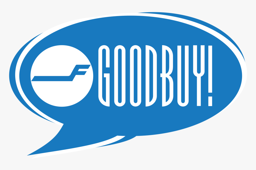 Finnair Goodbye Logo Png Transparent - Finnair Goodbye, Png Download