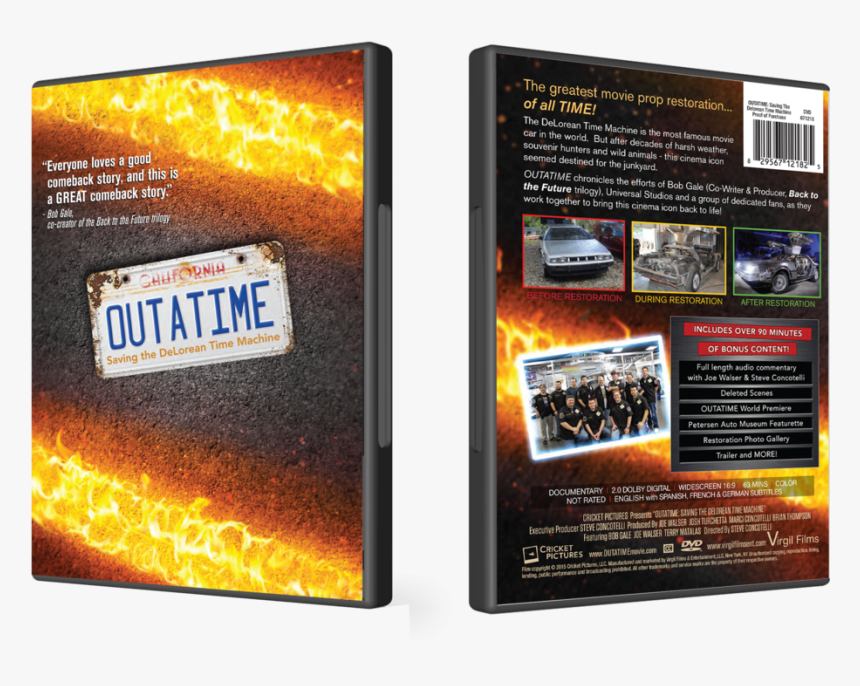 Saving The Delorean Time Machine - Flyer, HD Png Download