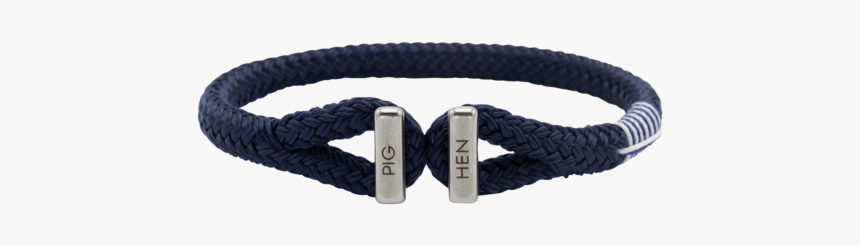 Icy Ike In Navy - Pig And Hen Icy Ike Bracelet - Army Silver, HD Png Download