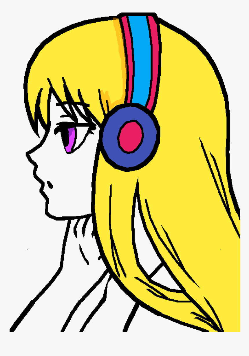 Oof , Png Download - Anime Girl Not Colored, Transparent Png