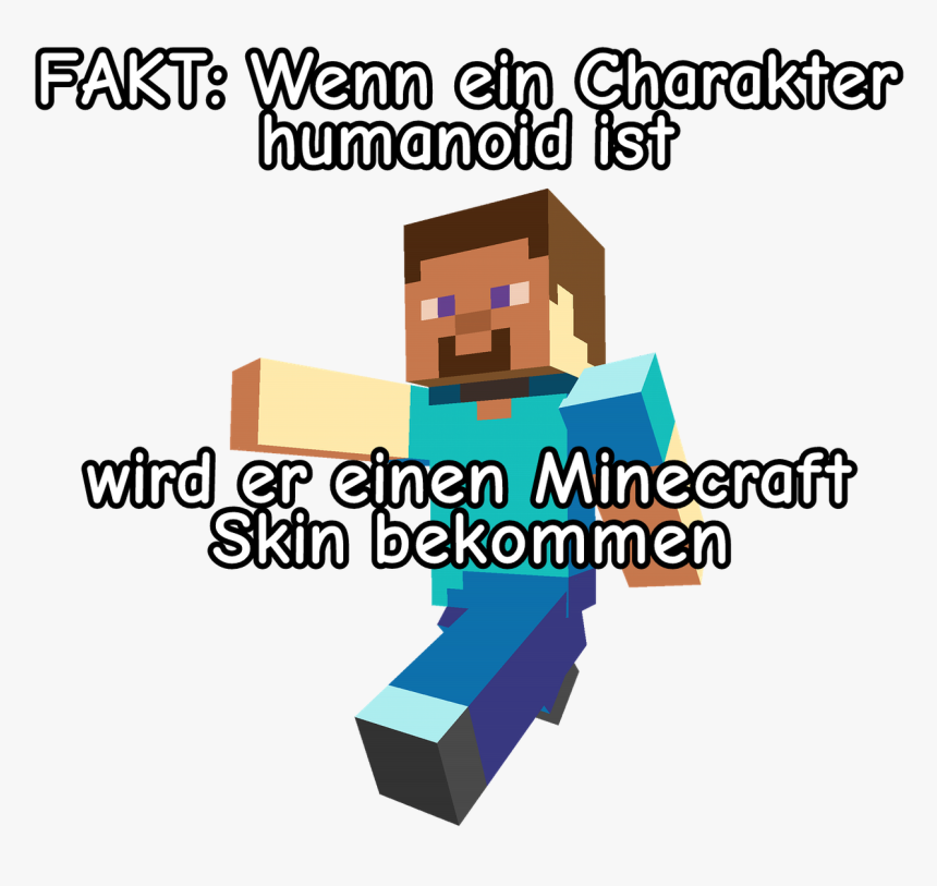 Background Minecraft Steve Transparent, HD Png Download