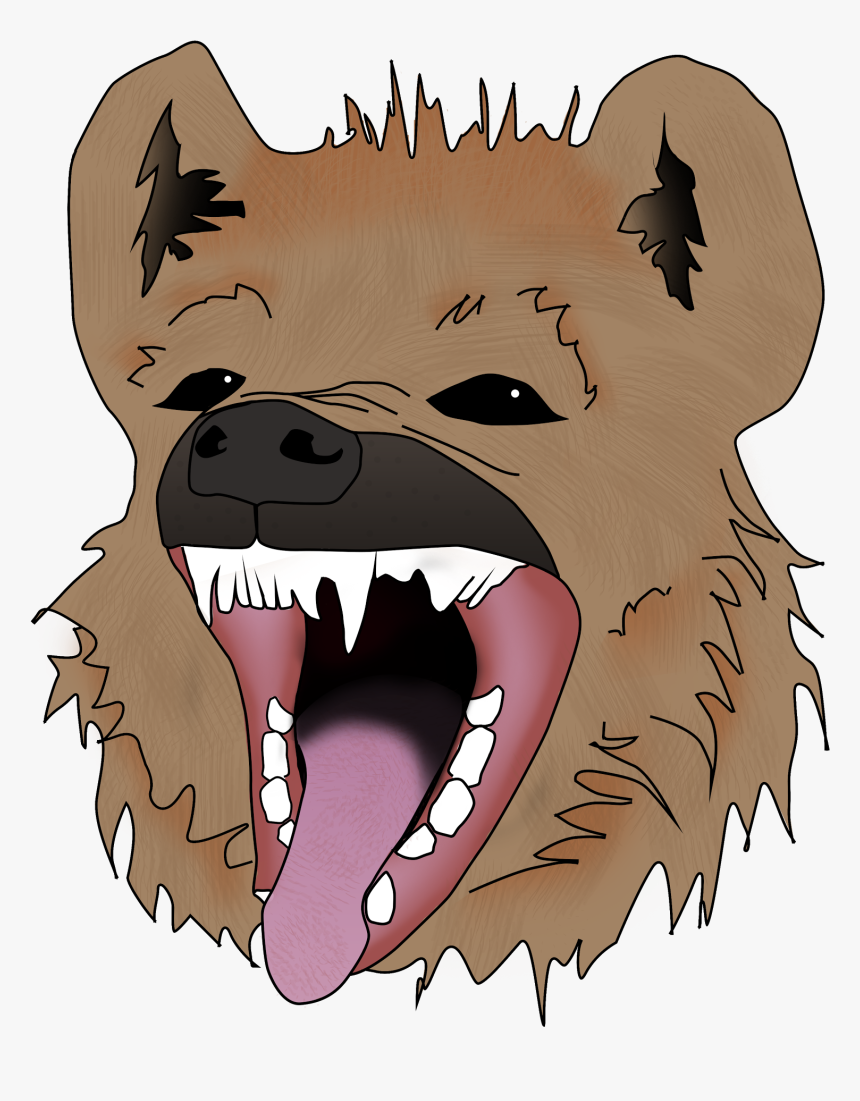 Hyena-logo - Hyena Cartoon Png, Transparent Png