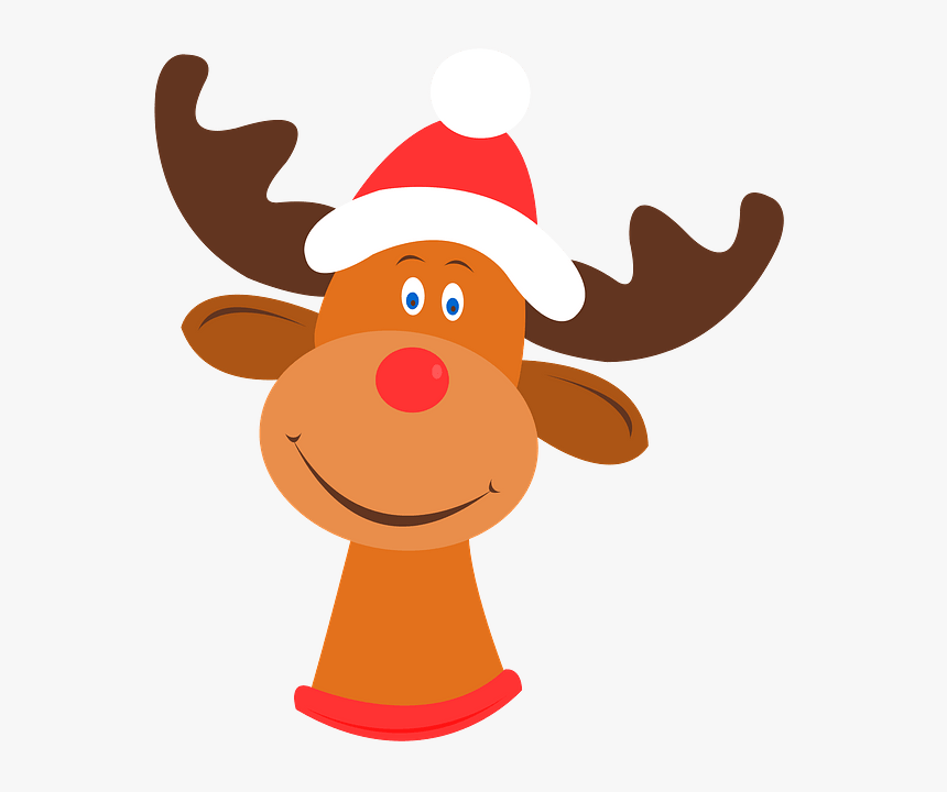 Santa Clause Face Cartoons, HD Png Download