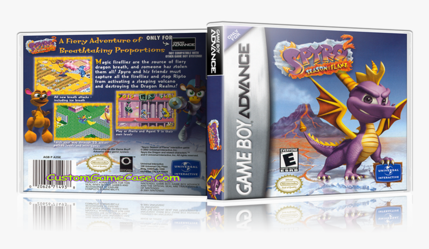 Spyro 2 Season Of Flame - Spyro Season Of Flame Game Boy Advance, HD Png Download