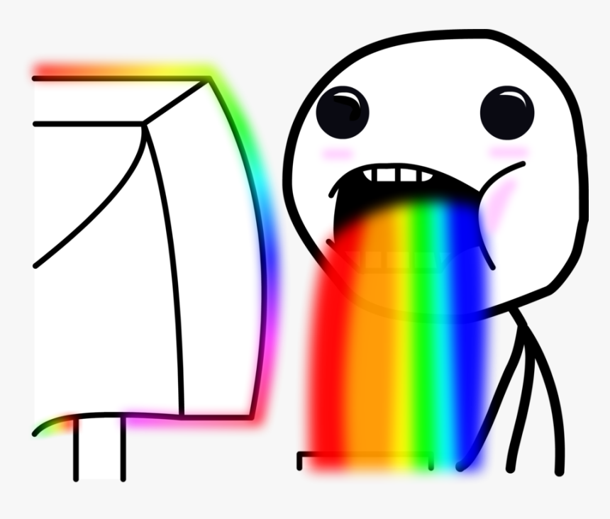 Drool Rainbows By Fieryblade96 On Clipart Library - Rainbow Drool, HD Png Download