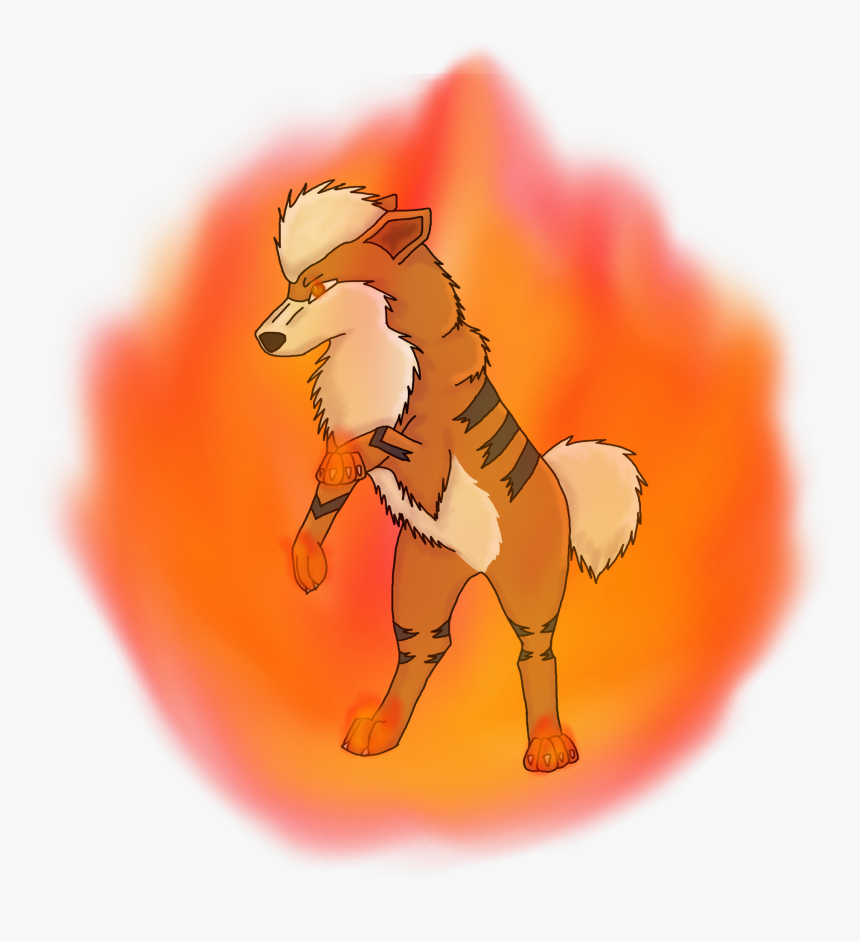 Growlithe Used Flare Blitz By Mistysnowdrift - Cartoon, HD Png Download