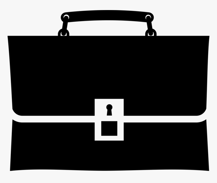 Monochrome Photography,brand,symbol - Brief Case Clipart, HD Png Download