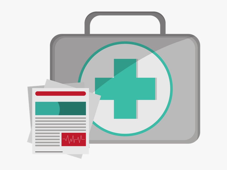 First Aid Briefcase With Safety Report Icon - First Aid, HD Png Download