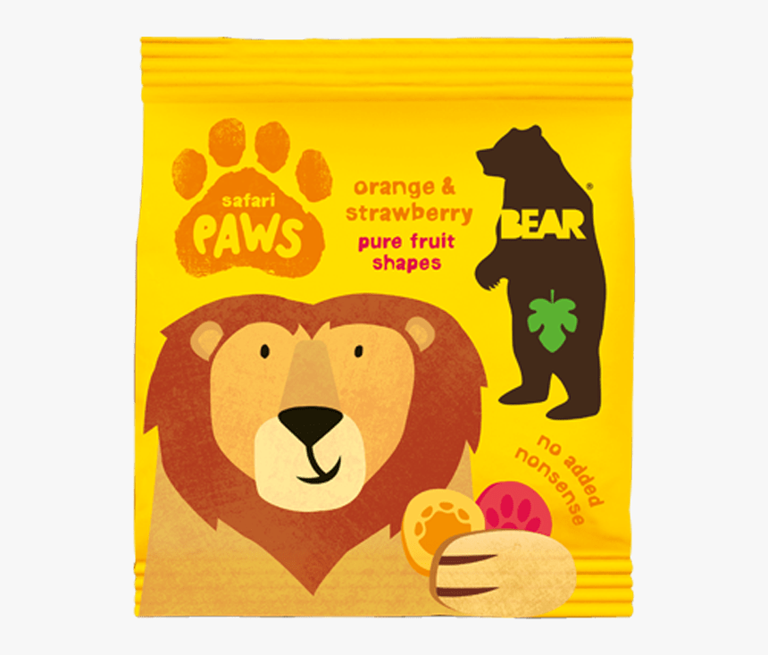 Safari Paws Web - Bear Mango And Strawberry, HD Png Download