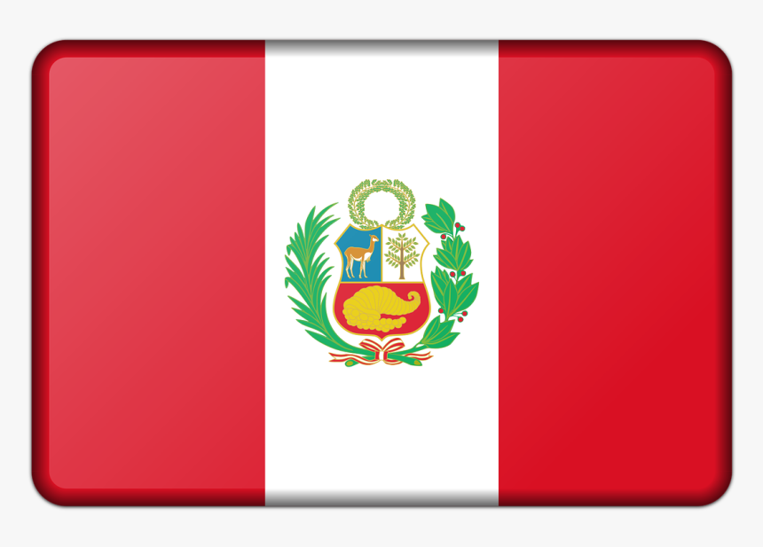 Flag Icon Peru Png, Transparent Png