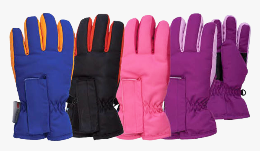 Winter Gloves Ski Kids Taslon Velcro Glove, Ages 2 - Winter Gloves For Kidz, HD Png Download