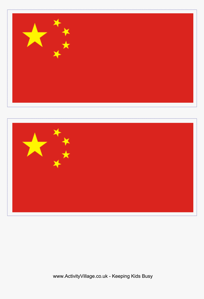 Odd China Flag Printable Free Templates Pinterest - Cross, HD Png Download