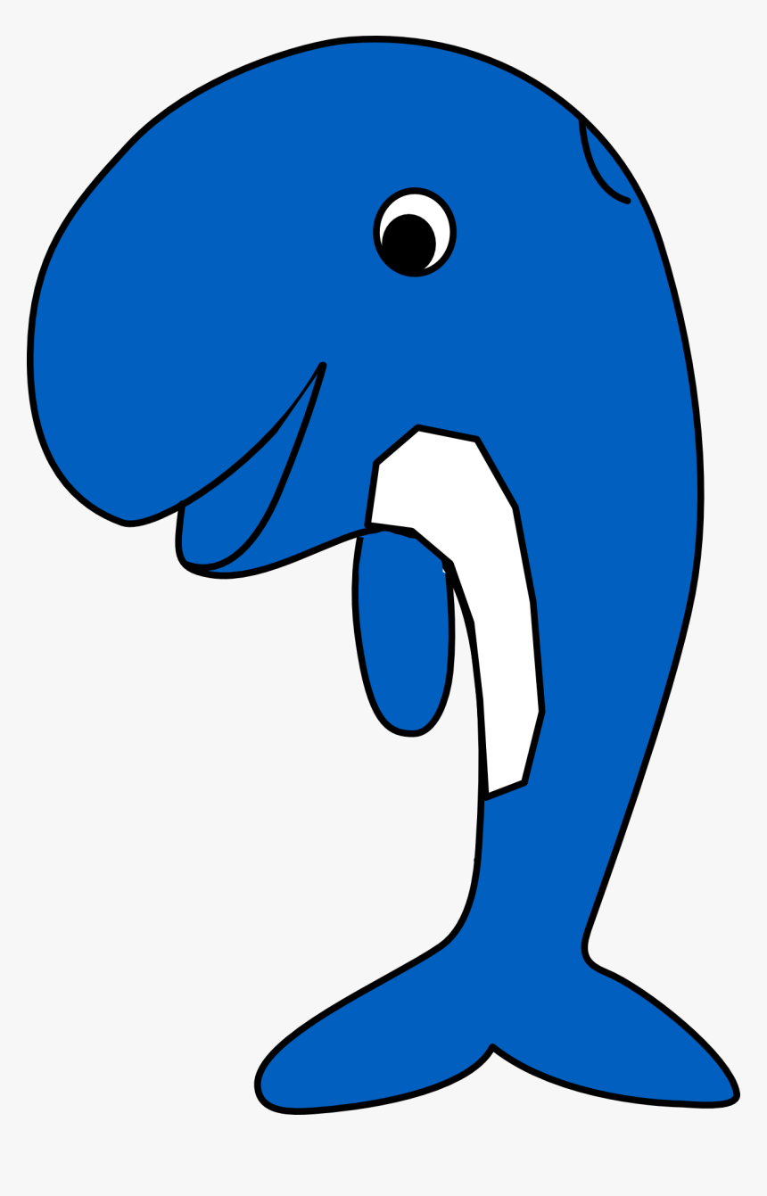 Clipart Of Blue Whale, HD Png Download
