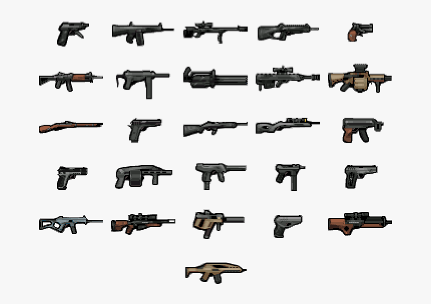 Image Download Pixel Art Warhammer Google Pinterest - Pixel Art Gun, HD Png Download