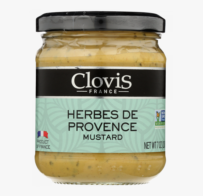 Clovis Herbs De Provence Mustard - Clovis Whole Grain Mustard, HD Png Download