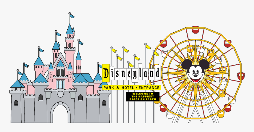 Disneyland California Re P - Sleeping Beauty Castle Clipart, HD Png Download
