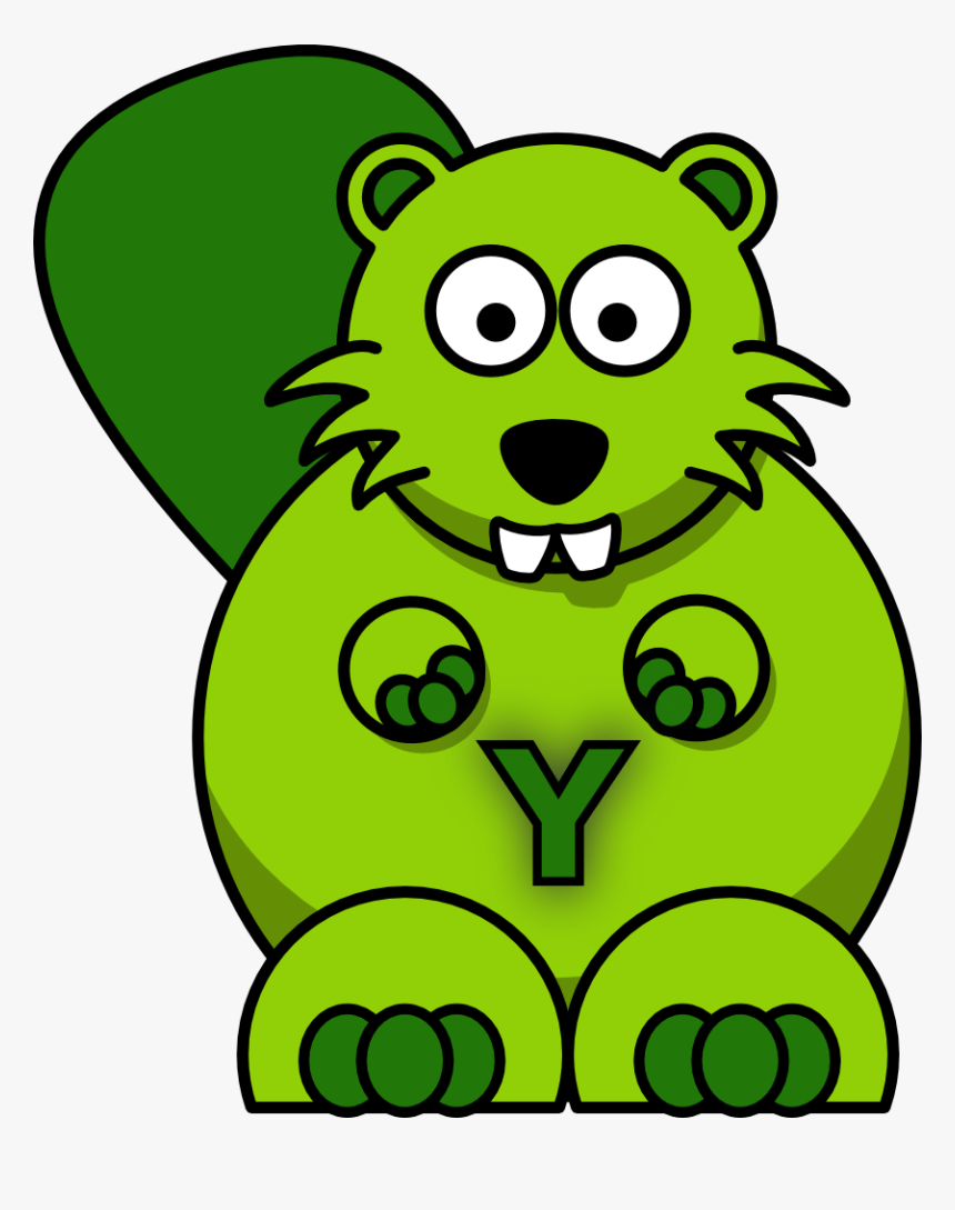 The Eager Beaver - Free Image Cartoon Beaver, HD Png Download