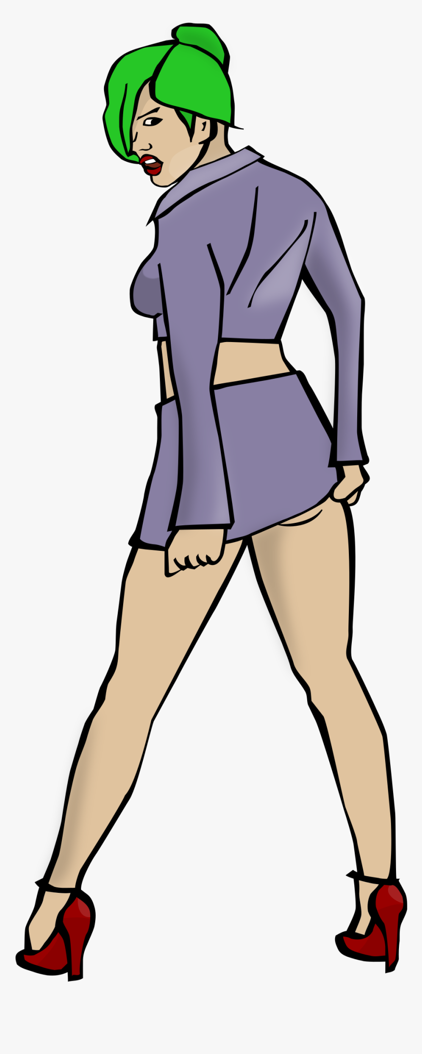 Pin Up Girl, Pin Up, Stripper, Girl, Woman, Human - Clipart Sexy Woman, HD Png Download