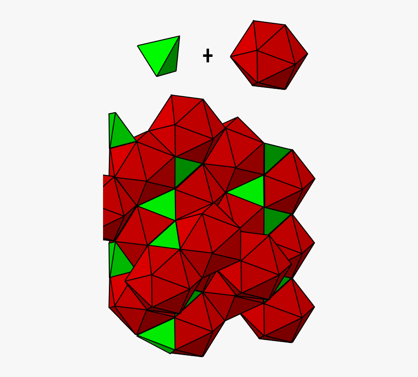 Alternated Bitruncated Cubic Honeycomb - Triangle, HD Png Download